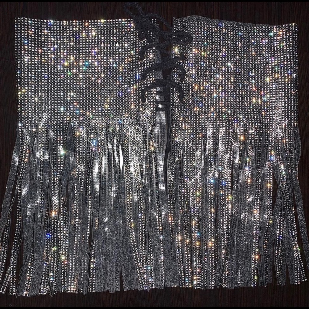 Bling Fringe Corset